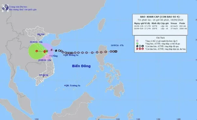 Tin vui: Bão số 4 đã suy yếu thành áp thấp nhiệt đới, người dân tạm thời bớt được 1 nỗi lo lớn