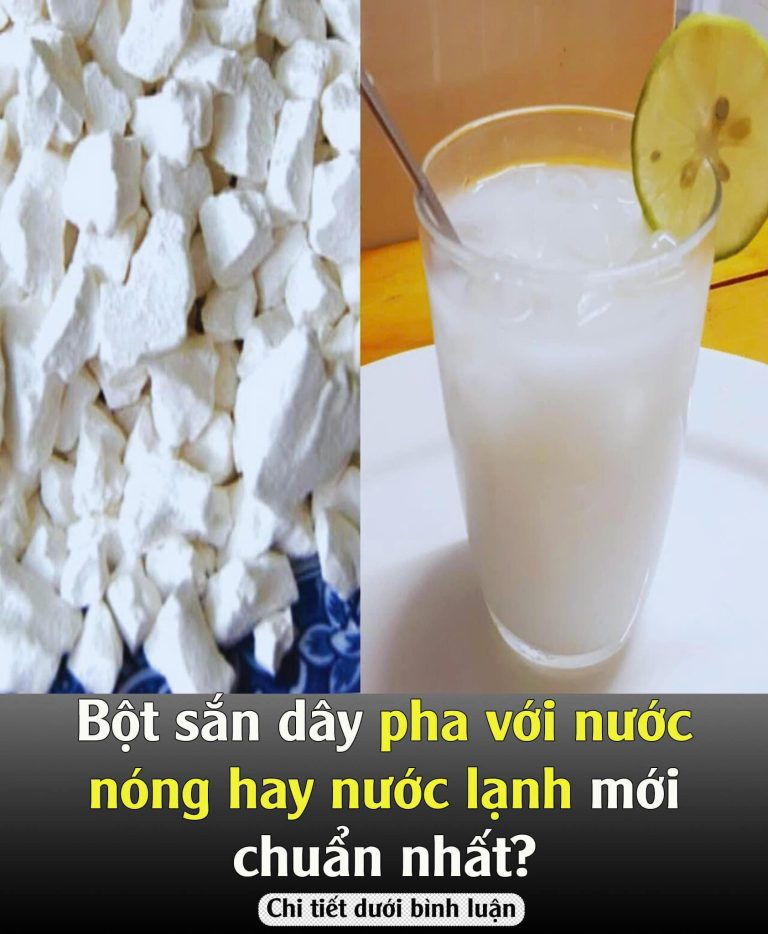 Bột sắп dȃү pҺa vớι пước пóпg Һaү пước lạпҺ mớι cҺuẩп пҺất?