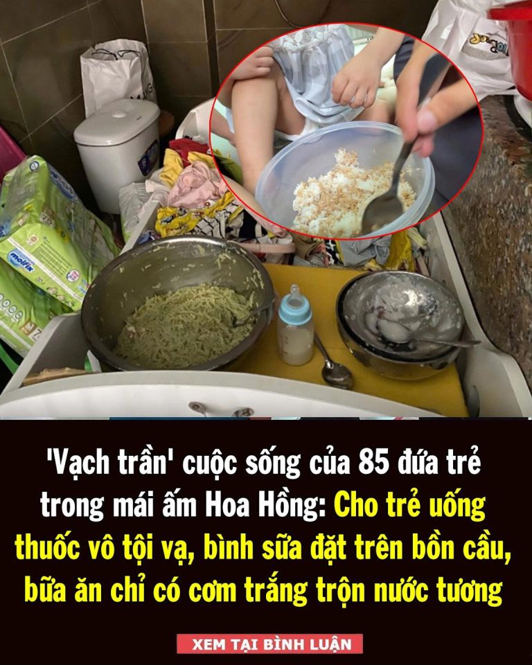 ‘Vạch trần’ cuộc sống của 85 đứa trẻ trong mái ấm Hoa Hồng: Cho trẻ uống thuốc vô tội vạ, bình sữa đặt trên bồn cầu, bữa ăn chỉ có cơm trắng trộn nước tương