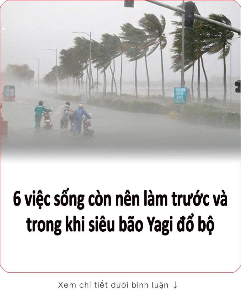 6 thứ quan trọng mỗi gia đình cần chuẩn bị trước giờ SIÊU BÃO Yagi đổ bộ: Mong tất cả bình an