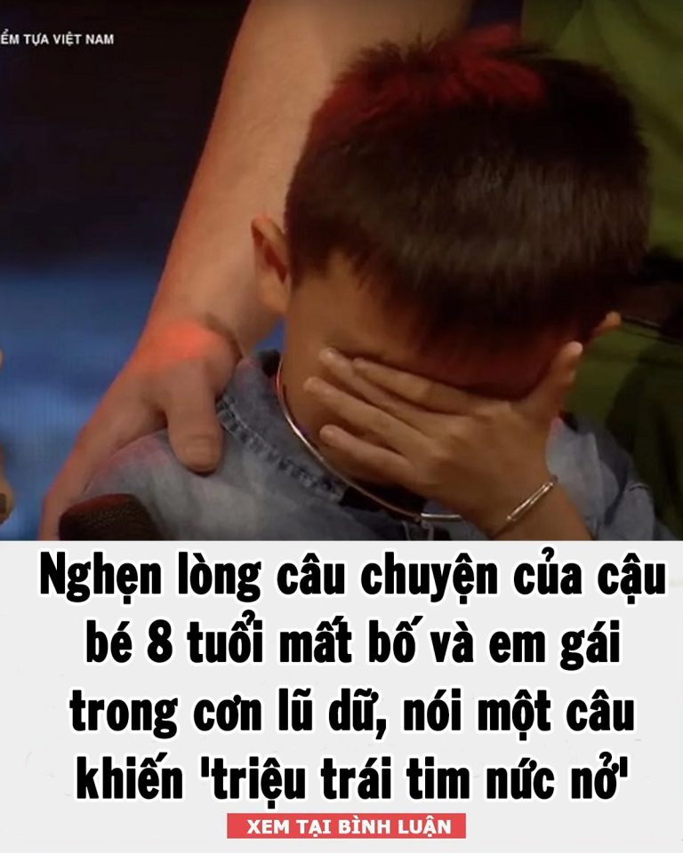 Nghẹn lòng về câu chuyện của cậu bé 8 tuổi mất bố và em gái trong cơn lũ dữ, nói một câu khiến ‘triệu trái tim nức nở’