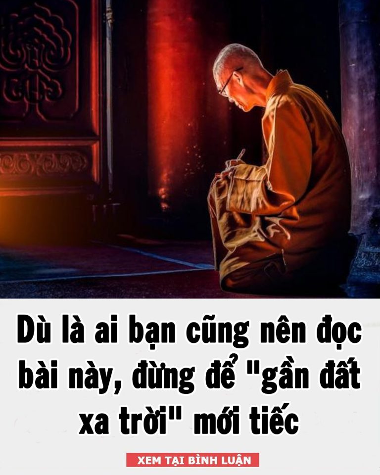 Dù là ai cũng nên đọc bài này, đừng để “gần đất xa trời” mới tiếc