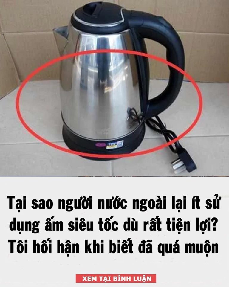 Tại sao người nước ngoài lại ít sử dụng ấm siêu tốc dù rất tiện lợi? Tôi hối hận khi biết đã quá muộn