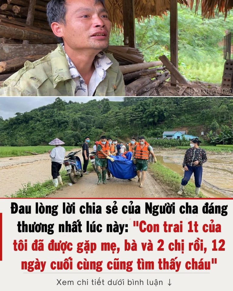 Tìm thấy thi thể bé trai 1 tuổi ở Làng Nủ: “Sau 12 ngày, con tôi đã được gặp mẹ, bà và hai chị rồi”