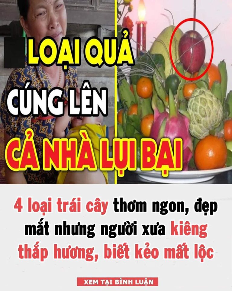 4 loại trái cây thơm ngon, đẹp mắt nhưng người xưa kiêng thắp hương, biết kẻo mất lộc