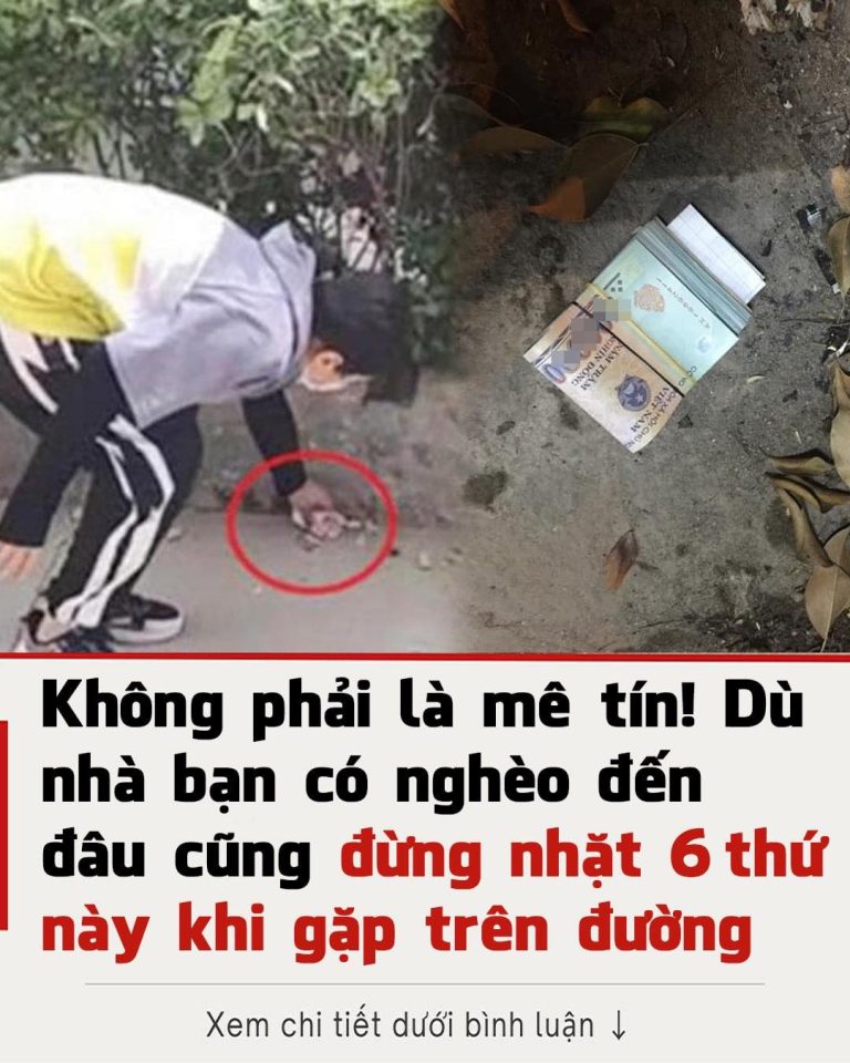 Đó không phải là mê tín! Dù nhà bạn có nghèo đến đâu cũng đừng nhặt thứ “6” này khi gặp trên đường