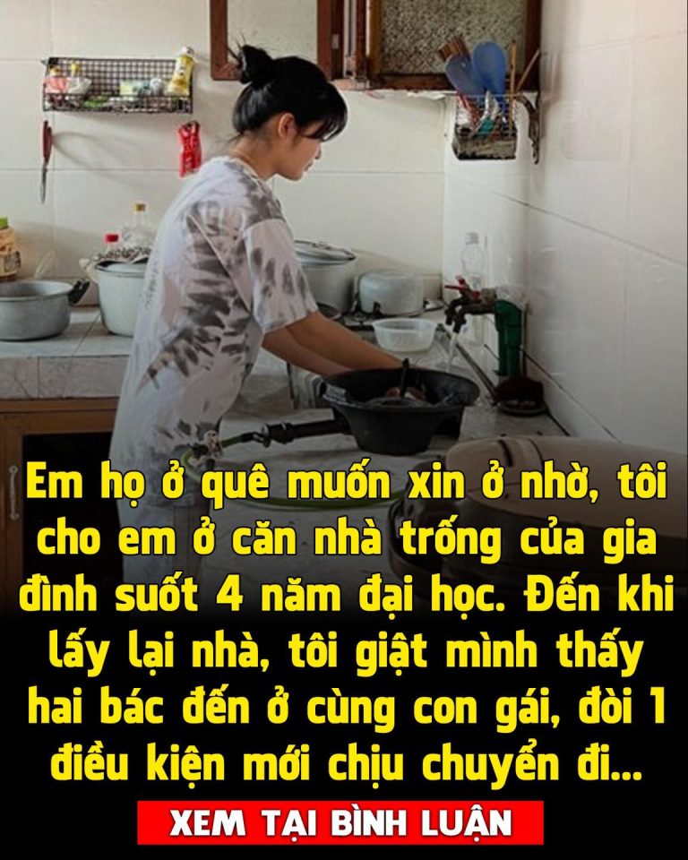 Cho em họ ở nhờ nhưng khi cần lấy lại nhà thì hai bác tôi đến ở cùng con gái, ăn vạ không chịu chuyển đi