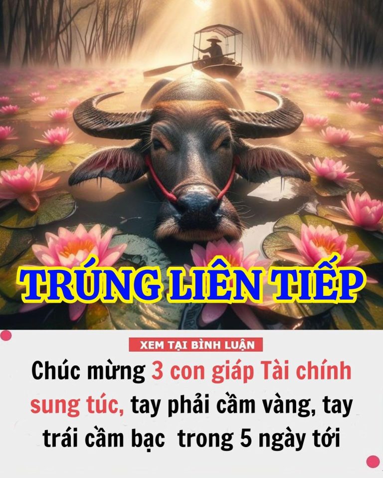 Chúc mừng 3 con giáp Tài chính sung túc, tay phải cầm vàng, tay trái cầm bạc, giàu có không ai bì kịp trong 5 ngày tới