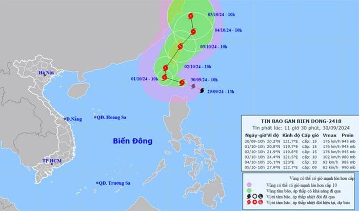 Lại có thêm 1 cơn bão nữa trên biển đông