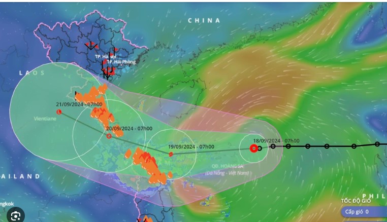 Sáng mai 19/9: Áp thấp nhiệt đới thành b/ã/o, gió giật cấp 10, hoàn lưu gây mưa rất to ở các tỉnh miền trung