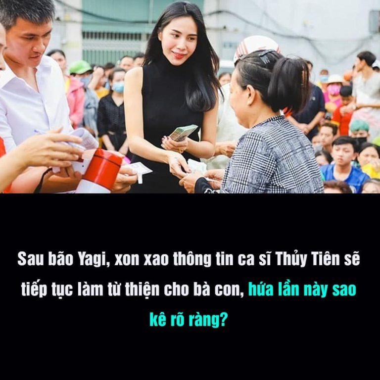 Sau bão Yagi, xon xao thông tin ca sĩ Thủy Tiên sẽ tiếp tục làm từ thiện cho bà con, hứa lần này sao kê rõ ràng?