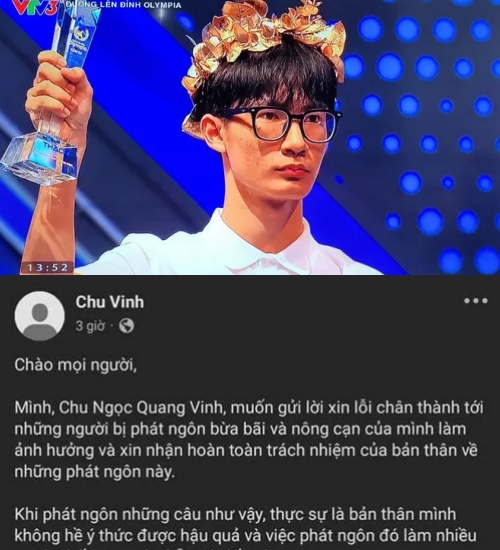 Người tố cáo Chu Ngọc Quang Vinh tiết lộ lý do phải làm vậy, gửi lời đến nam sinh: “Có ăn học thì sống cho CHUẨN, đừng vô ơn”👇👇👇