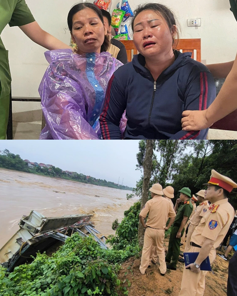 Tiếng gọi xé lòng của những người mẹ tìm con bên cầu Phong Châu: ‘Về với bố mẹ con ơi! Ở dưới sông lạnh lắm!’