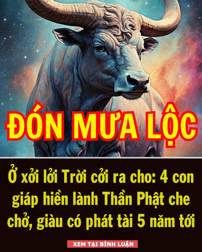 Ở xởi lởi Trời cởi ra cho: 4 con giáp hiền lành Thần Phật che chở, giàu có phát tài 5 năm tới