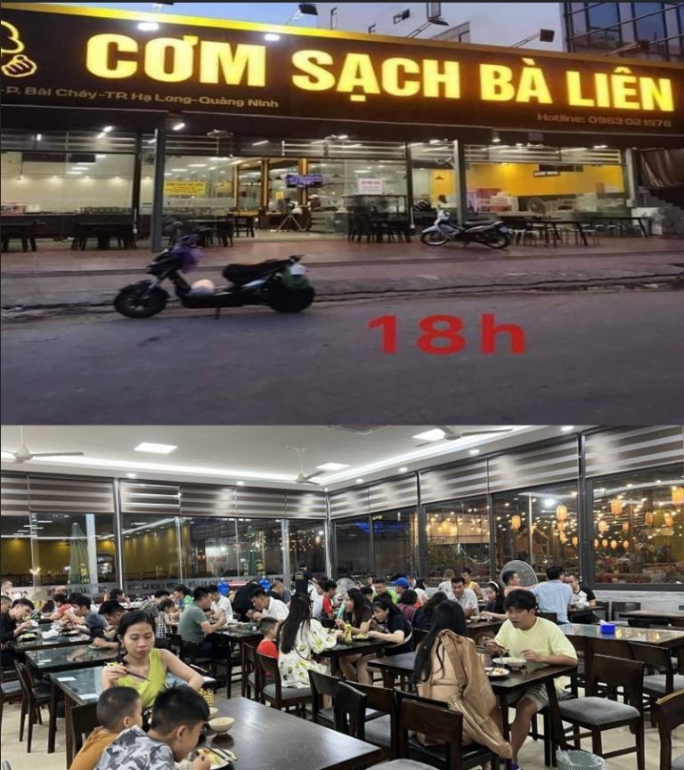 Cơm sạch Bà Liên đã đông khách trở lại, các bạn cứ đăng đi chúng tôi vẫn đông khách