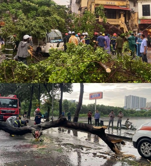 Tang thương bao trùm Hà Nội, 2 người đã…. dù mới chỉ là cơn giông đầu bão