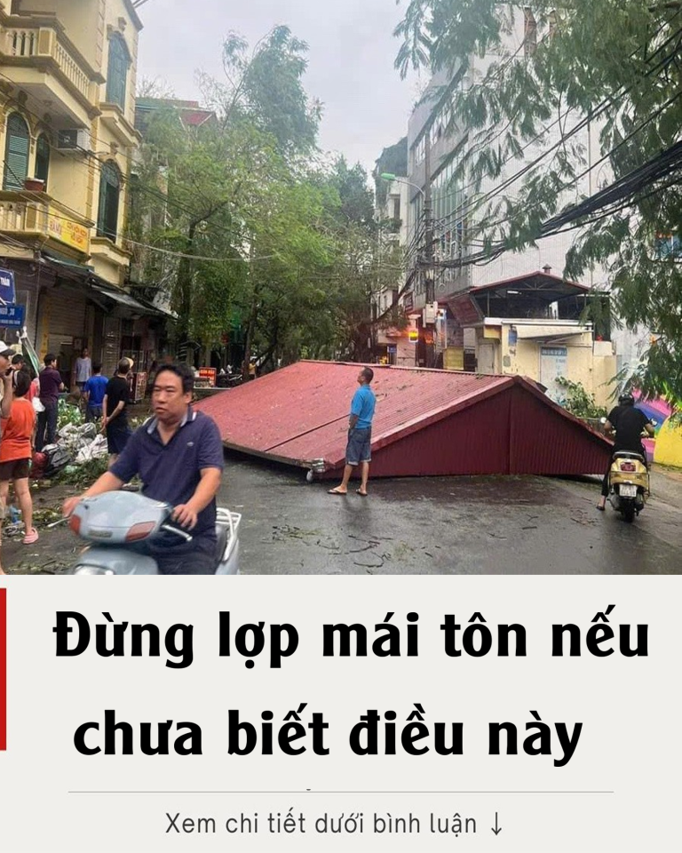 Đừng lợp mái tôn nếu chưa biết điều này