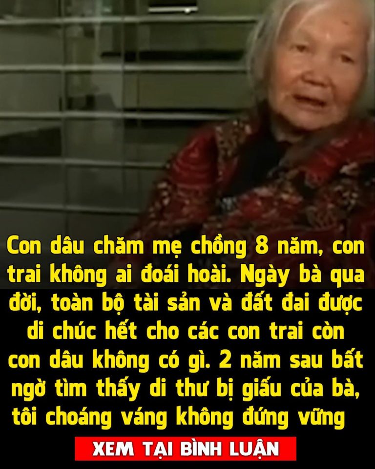 Chăm mẹ chồng 8 năm, ngày bà qua đời, tôi không có tên trong di chúc: Tìm thấy di thư bị giấu của mẹ, tôi oà khóc nức nở