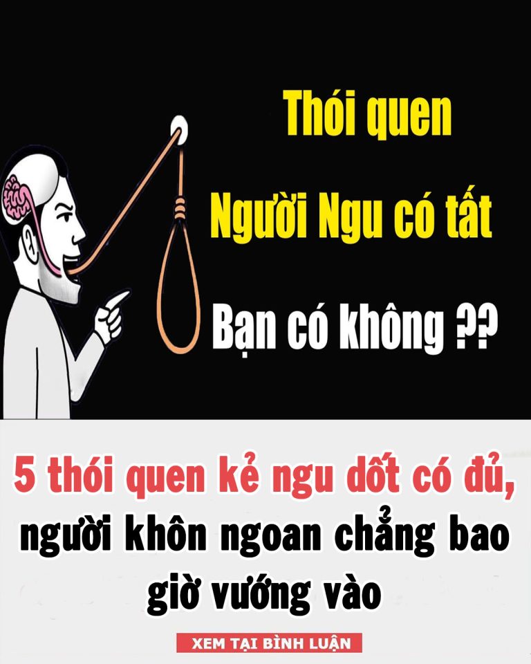 5 thói quen kẻ ngu dốt có đủ, người khôn ngoan chẳng bao giờ vướng vào