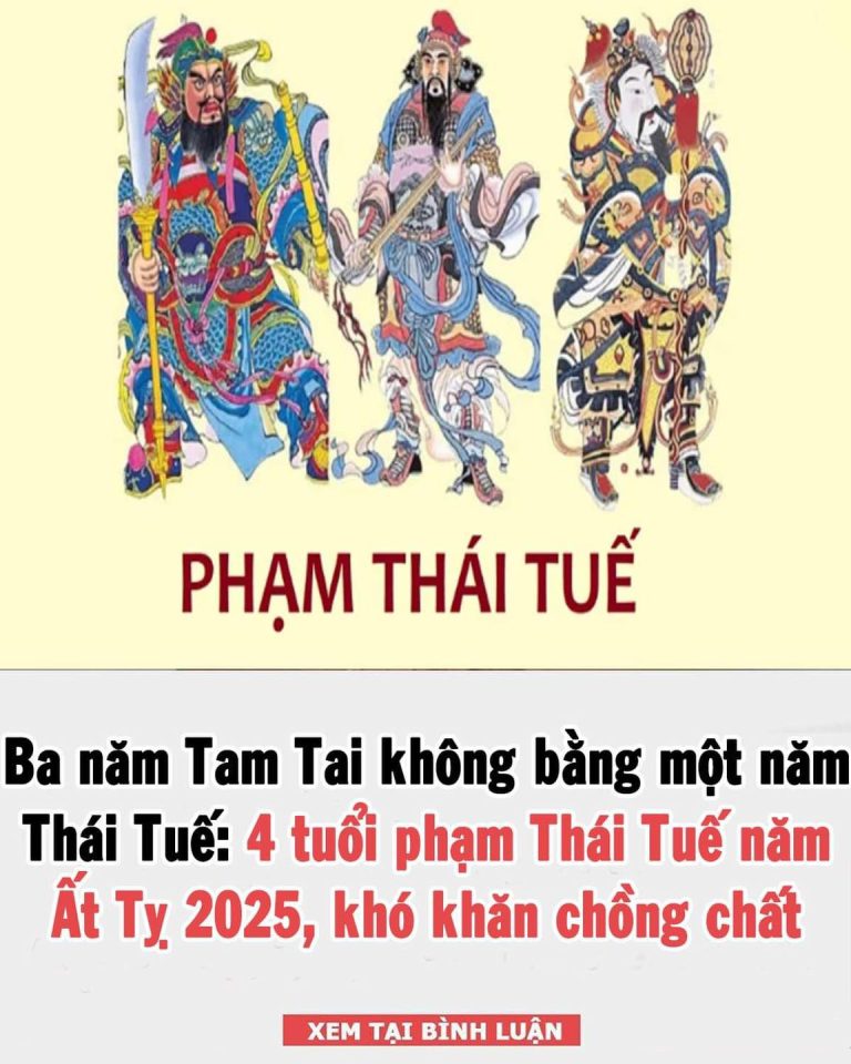 Ba năm Tam Tai không bằng một năm Thái Tuế: 4 tuổi phạm Thái Tuế năm Ất Tỵ 2025, khó khăn chồng chất