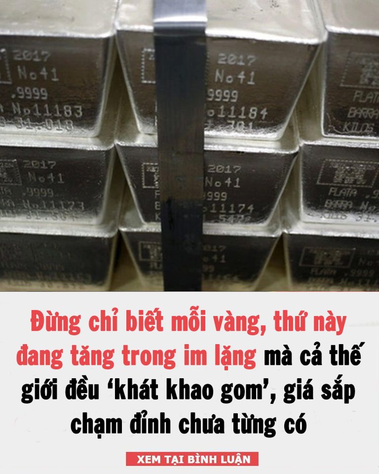 Đừng chỉ biết mỗi vàng, thứ này đang tăng trong im lặng mà cả thế giới đều ‘khát khao gom’, giá sắp chạm đỉnh chưa từng có