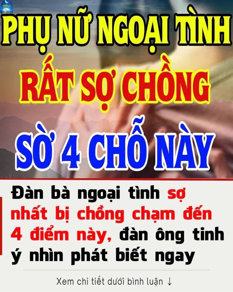 Đàn bà ngoại tình sợ nhất bị chồng chạm đến 4 điểm này, đàn ông chớ lơ là