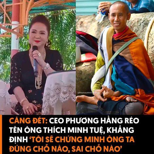 Tịnh Thất Bồng Lai từng ‘sụp đổ tan bành’ sau những lời ‘kể chuyện’ của bà Phương Hằng, ông Thích Minh Tuệ sẽ ra sao sau khi bà Phương Hằng ‘vạch trần’ tất cả?