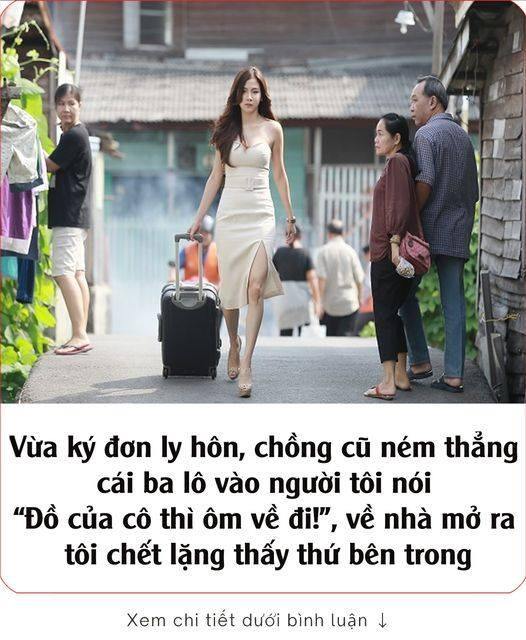 Vừa ký đơn ly hôn, chồng cũ n/é/m thẳng cái ba lô vào người tôi nói “Đồ của cô thì ôm về đi!”, về nhà mở ra tôi chết lặng thấy thứ bên trong