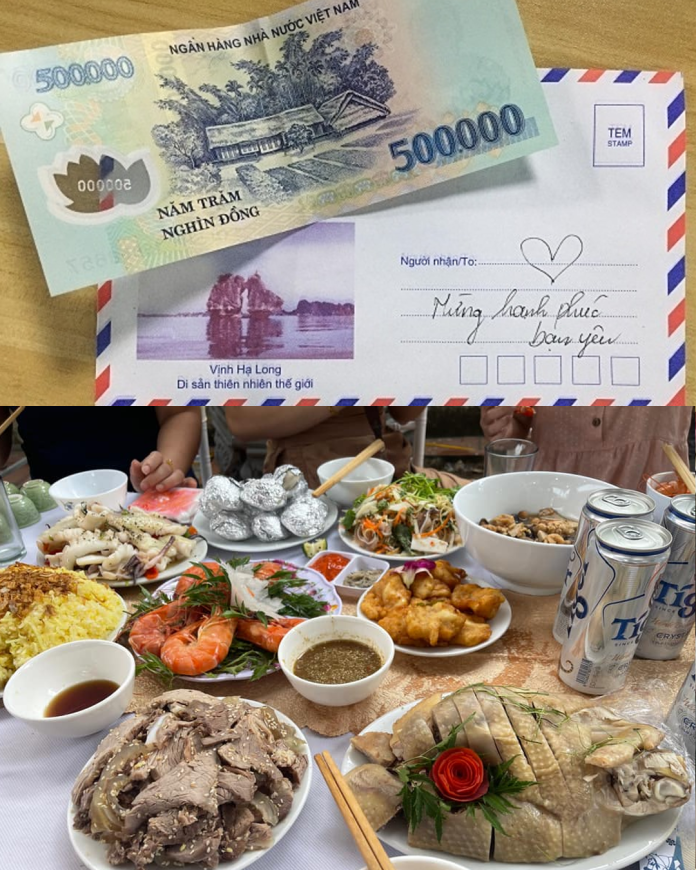 Cả nhà 6 người đi ăn cưới ở nhà hàng mừng có 500k, tôi đã gọi điện hỏi thẳng thì nhận được câu trả lời không chấp nhận được 👇