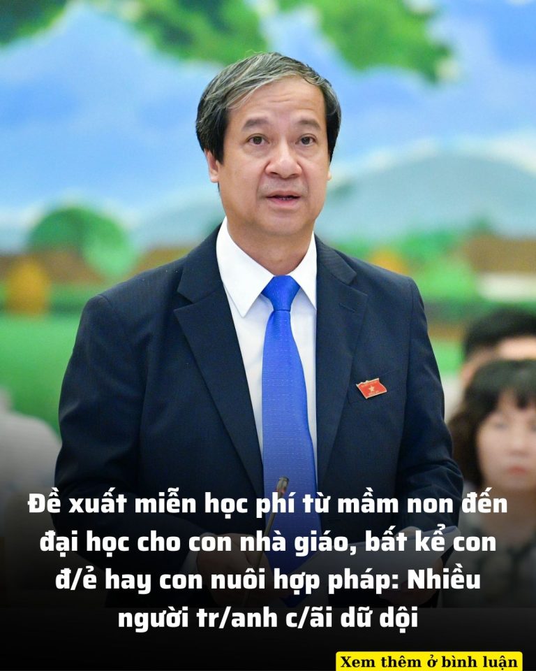 Đề xuất miễn học phí từ mầm non đến đại học cho con nhà giáo, bất kể con đ/ẻ hay con nuôi hợp pháp: Nhiều người tr/anh c/ãi dữ dội