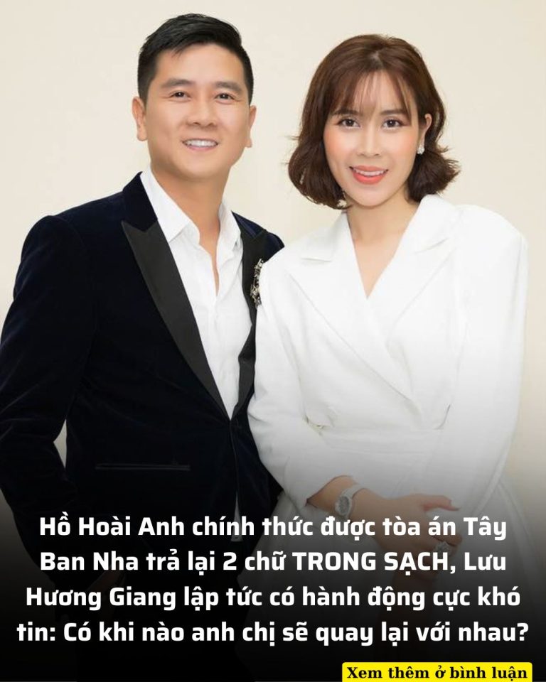 Lưu Hương Giang có phản ứng lạ khi Hồ Hoài Anh được tòa án tuyên bố TRONG SẠCH, bao khán giả mừng rỡ: Anh chị quay lại với nhau đi thôi