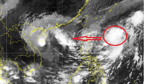 KH:.ẨN: C:.Ả:.NH B:.ÁO cơn bão số 5 đang mạnh lên thành siêu bão