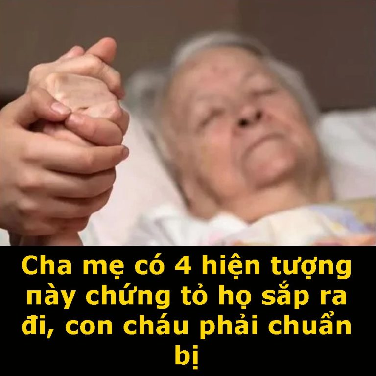 Cha mẹ có 4 hiện tượng này chứng tỏ họ sắp ra đi, con cháu phải chuẩn bị