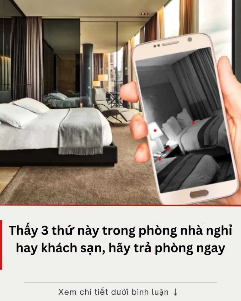 Thấy 3 thứ này trong phòng nhà nghỉ hay khách sạn, hãy trả phòng ngay