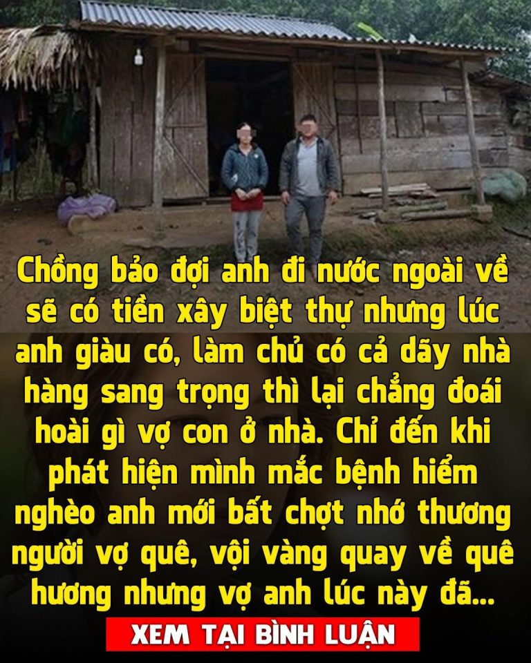 Chồng bảo đợi anh đi nước ngoài về sẽ có tiền xây biệt thự nhưng đến khi anh làm chủ cả dãy nhà sang trọng thì vợ đã xanh cỏ