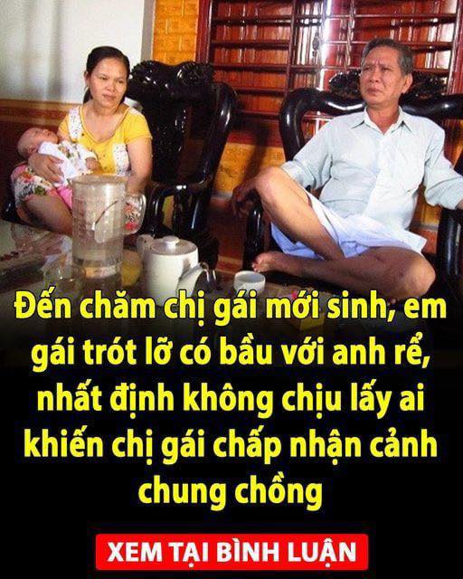 Đến chăm chị gái mới sinh, em gái trót lỡ có bầu với anh rể, nhất định không chịu lấy ai khiến chị gái chấp nhận cảnh chung chồng