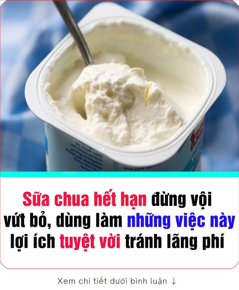 Sữa chua hết hạn làm được món gì?