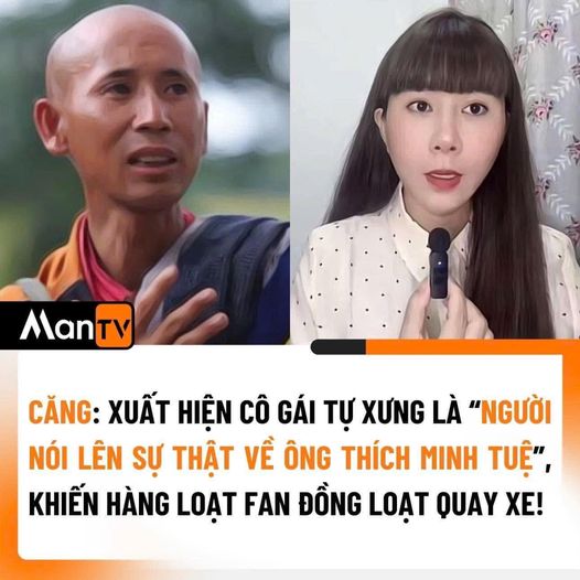 Xuất hiện cô gái thay thế bà Hằng bóc tr//ầ:n sự thật về sư Minh Tuệ… nghe những bằng chứng mà cô đưa ra khiến người hâm mộ ông “quay xe” gấp: Không thể tin tưởng được nữa