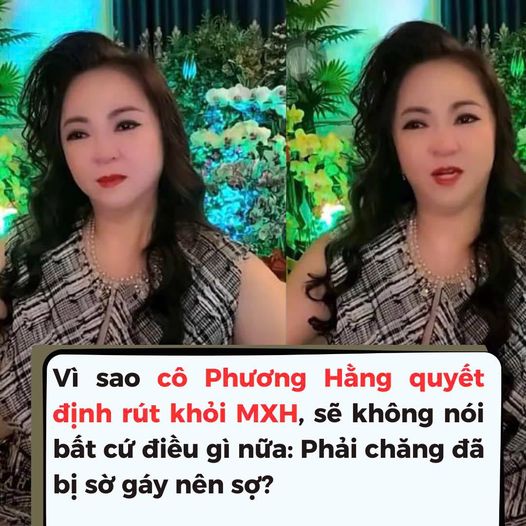 Vì sao cô Phương Hằng nhất quyết rút khỏi MXH không bao giờ live nữa, sợ bị sờ gáy?