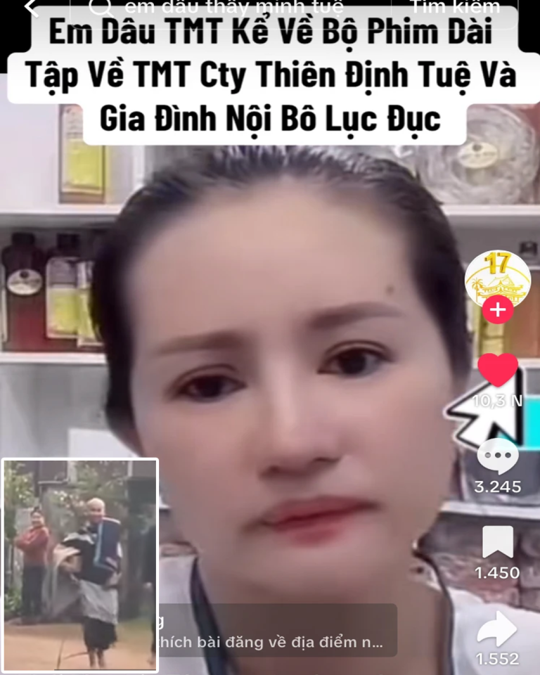 Em của ông Minh Tuệ lên tóptóp tiết lộ điều bất ngờ, gia đình đang m:ẫu thu:ẫn: ‘Cả nhà phải hiểu 1 điều là thầy có chịu ẩn tu hay không? Nếu như thầy ẩn tu tại sao hôm 12 đến 16, thầy từ trong công ty đi ra. Trời mưa như bão đổ luôn mà thầy vẫn vui vẫn đi khất thực. Mọi người phải đặt câu hỏi là thầy có muốn ẩn tu hay không?’