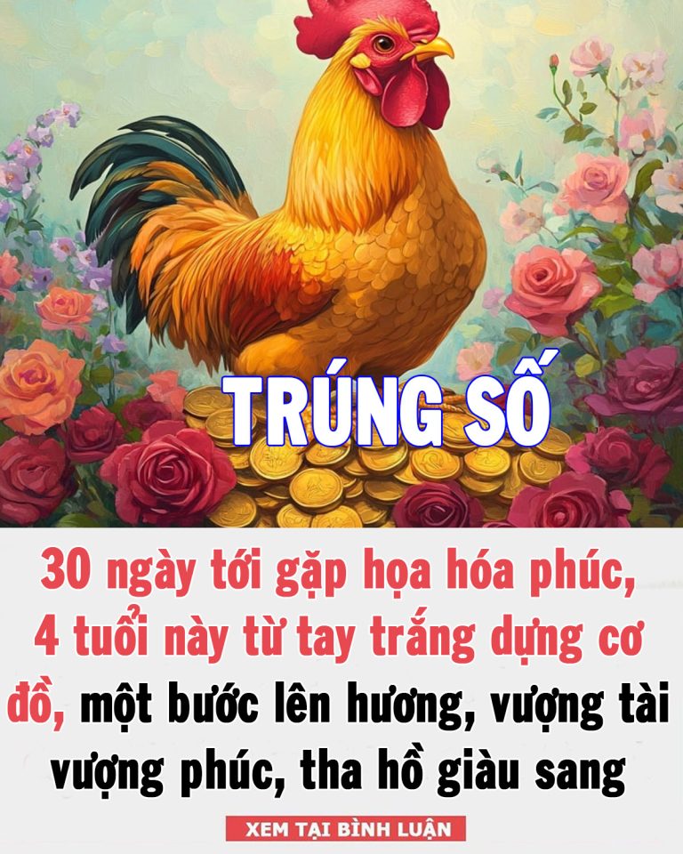 30 ngày tới gặp họa hóa phúc, 4 tuổi này từ tay trắng dựng cơ đồ