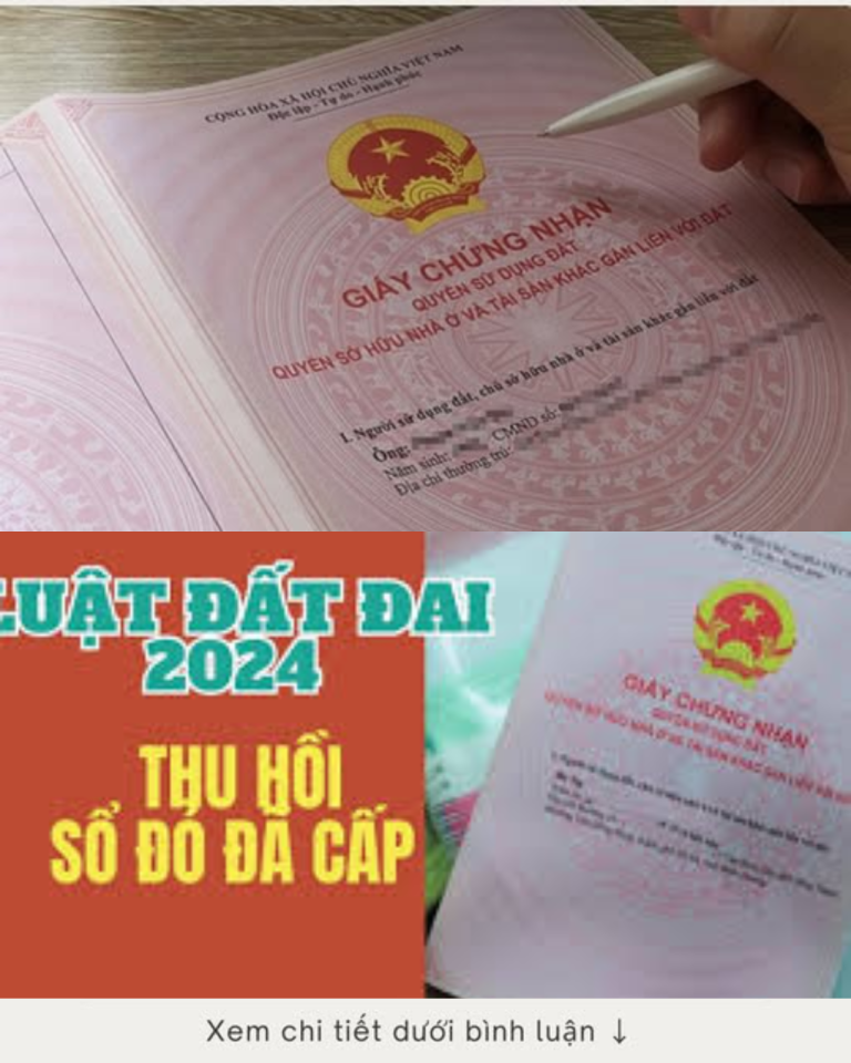 6 trường hợp sẽ bị thu hồi sổ đỏ từ năm 2025