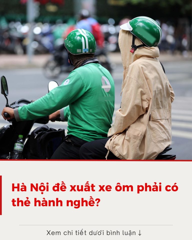 Đề xuất người hành nghề xe ôm phải có thẻ hành nghề …