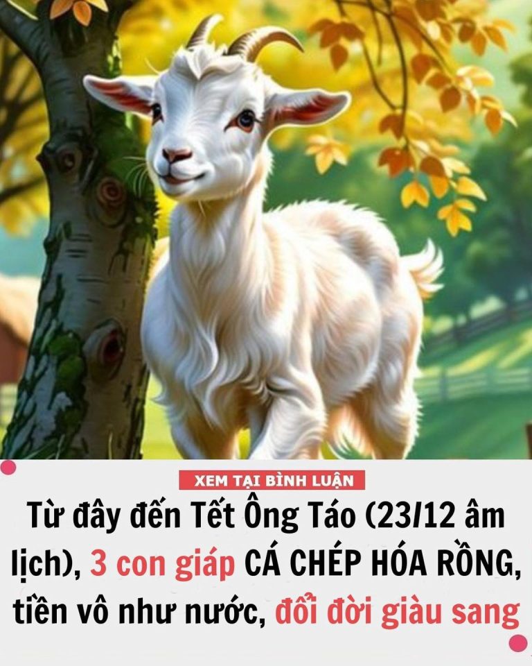 Từ đây đến Tết Ông Táo (23/12 âm lịch), 3 con giáp CÁ CHÉP HÓA RỒNG, tiền vô như nước, đổi đời giàu sang, vận may mỉm cười, chạm tay vào thành công