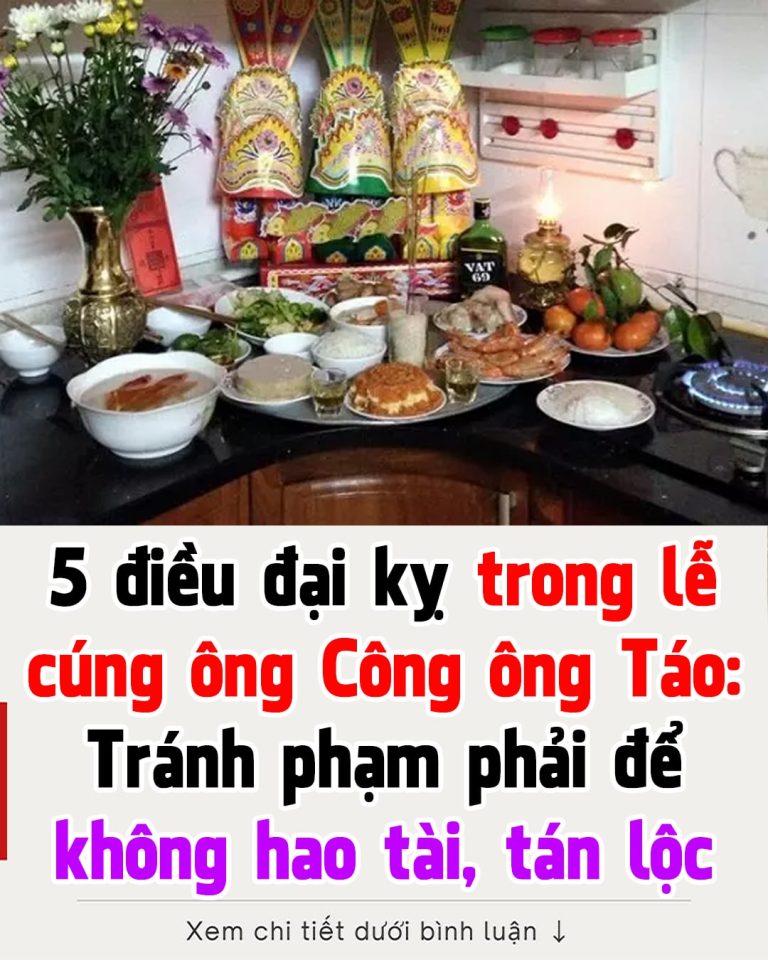 5 kiêng kỵ cần tránh khi cúng ông Công ông Táo nhất định phải biết