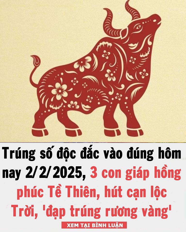 Trúng số độc đắc vào đúng ngày 2/2/2025, 3 con giáp hồng phúc Tề Thiên, hút cạn lộc Trời, ‘đạp trúng rương vàng’, sự nghiệp bừng sáng rực rỡ