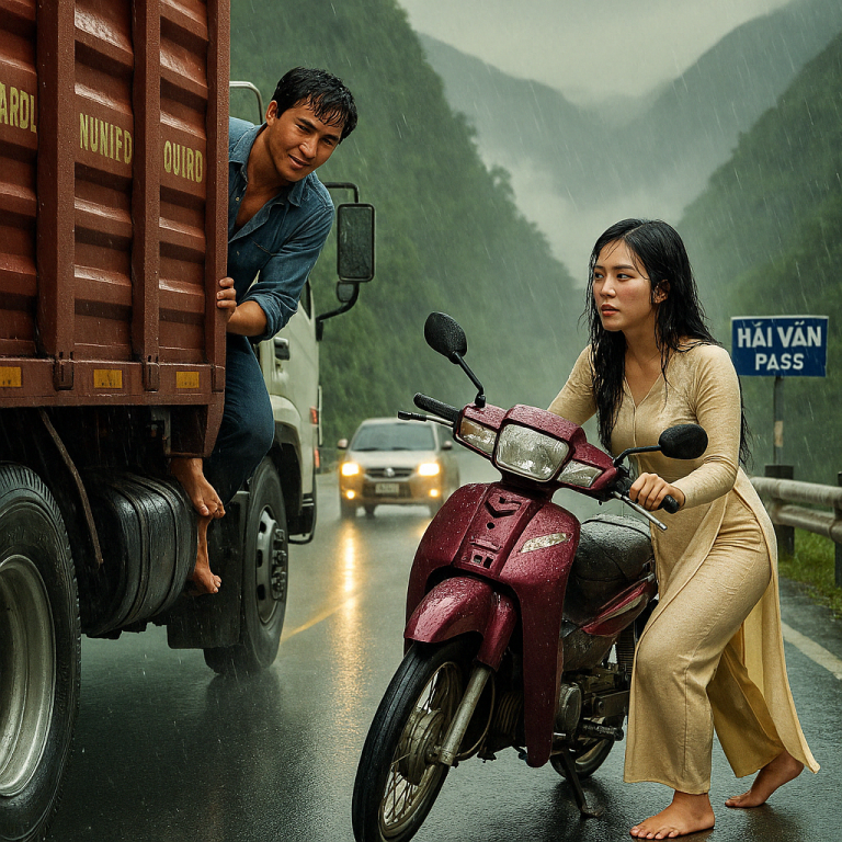 Thấy cô gái ướt mưa, hỏng xe trên đèo Hải Vân, tài xế cho đi nhờ được nửa đường cô đưa ra 1 yêu cầu l/ạ l/ùng ….