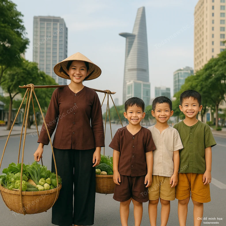 Mẹ đơn thân nuôi 3 con sinh 3 bằng gánh hàng rong, mỗi ngày gửi ba đứa con ở một nhà trọ bên kia đường, nhờ một bà cụ giữ giúp. Một hôm, khi quay lại, chị phát hiện bà cụ bị đ/ột q/uỵ, còn ba đứa trẻ thì m/ất t/ích….cái kết đầy nước mắt