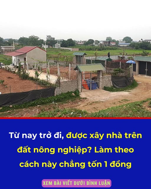 Cách để được cấp phép xây dựng nhà tạm trên đất nông nghiệp