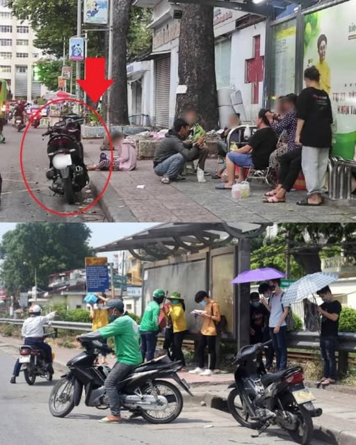 Xe gắn máy có được đỗ xe trên đường dành riêng cho xe buýt không?